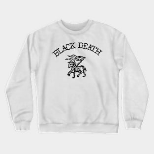 Retro Black Death Crewneck Sweatshirt